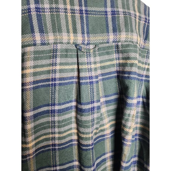 New with tags Woolrich Men's Brawny Flannel Green SZ XL - Picture 7 of 9